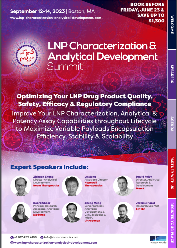 Full Event Guide - LNP Characterization & Analytical Development